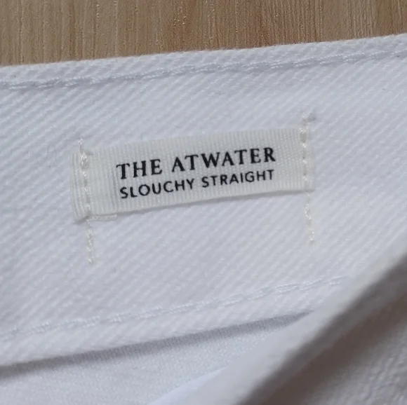 Rails Atwater Slouchy Straight Jeans White Blanche 25W NWT High Rise Boho - Picture 9 of 15